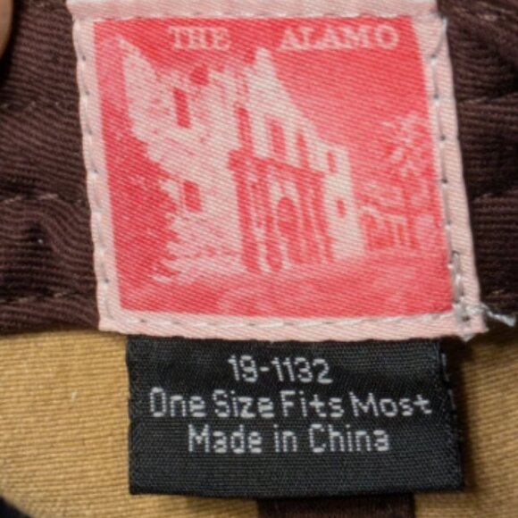 Remember The Alamo Org Green Embroidered Front Patch Printed Side - NWT - Picture 6 of 7